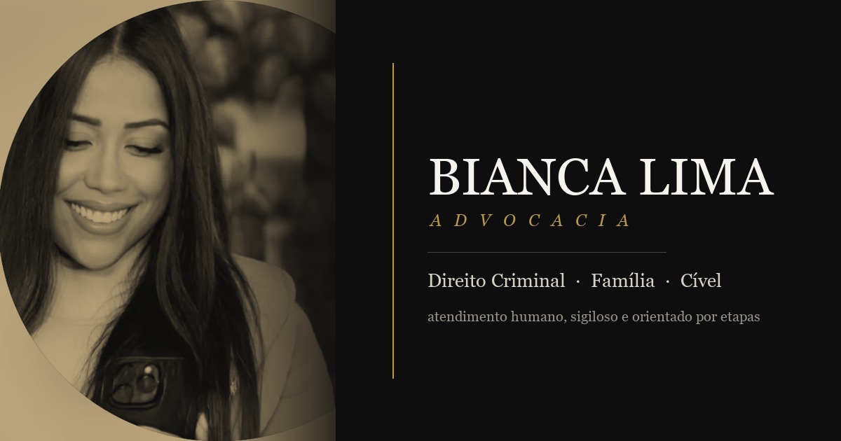 Site Bianca Lima Advocacia